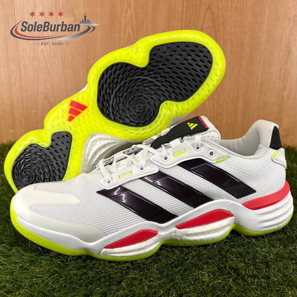 adidas Stabil 16 White Black Red JP7273 Men's Size 11